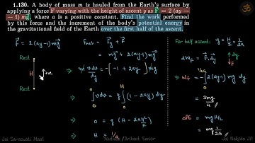 1.130 | Irodov Solutions | Mechanics