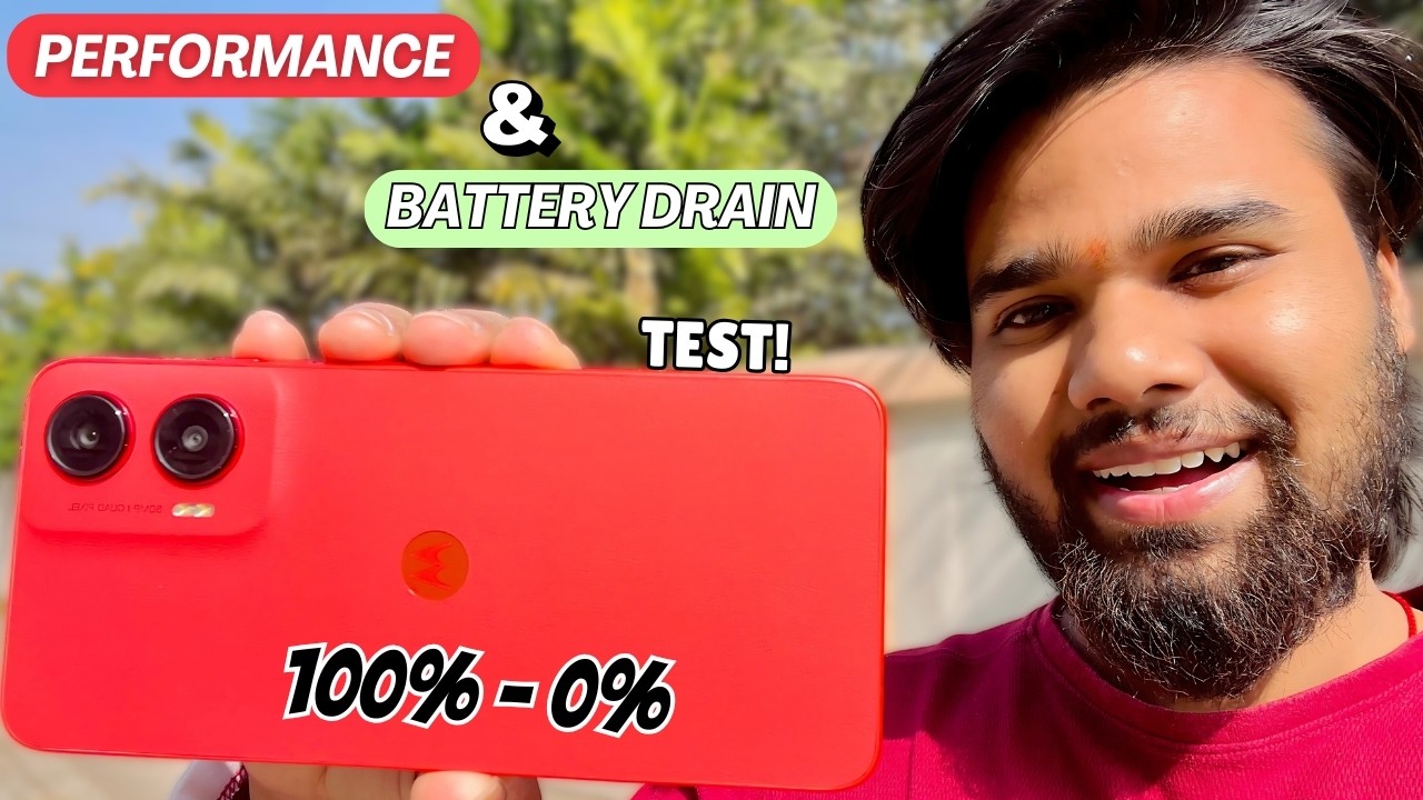 Full Day with Moto G35 5G G | Ultimate Performance & Battery Drain Test
