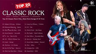 Top 20 Classic Rock Hits 🔴 Best Rock Songs Of All Time 🔴 Dire Straits, Queen, CCR, Aerosmith