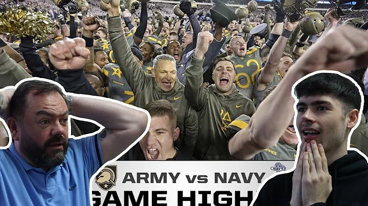 British Father and Son Reacts! Army vs Navy Highlights (AMAZING OVERTIME THRILLER!)