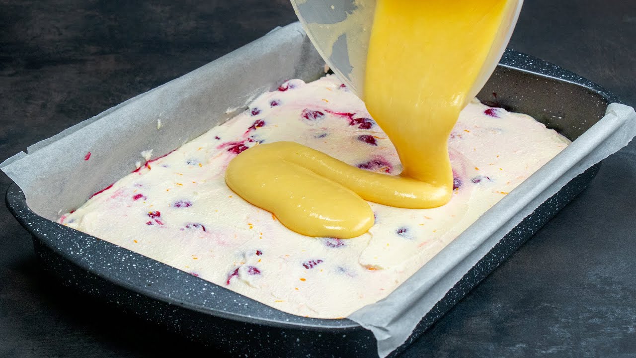 Legízletesebb és gyorsabb túrós-meggyes sütemény! Szempillantás alatt kész!| Ízletes TV