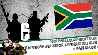 NOUVEAUX OPERATEUR RAINBOW SIX SIEGE AFRIQUE DU SUD  - FAN MADE -