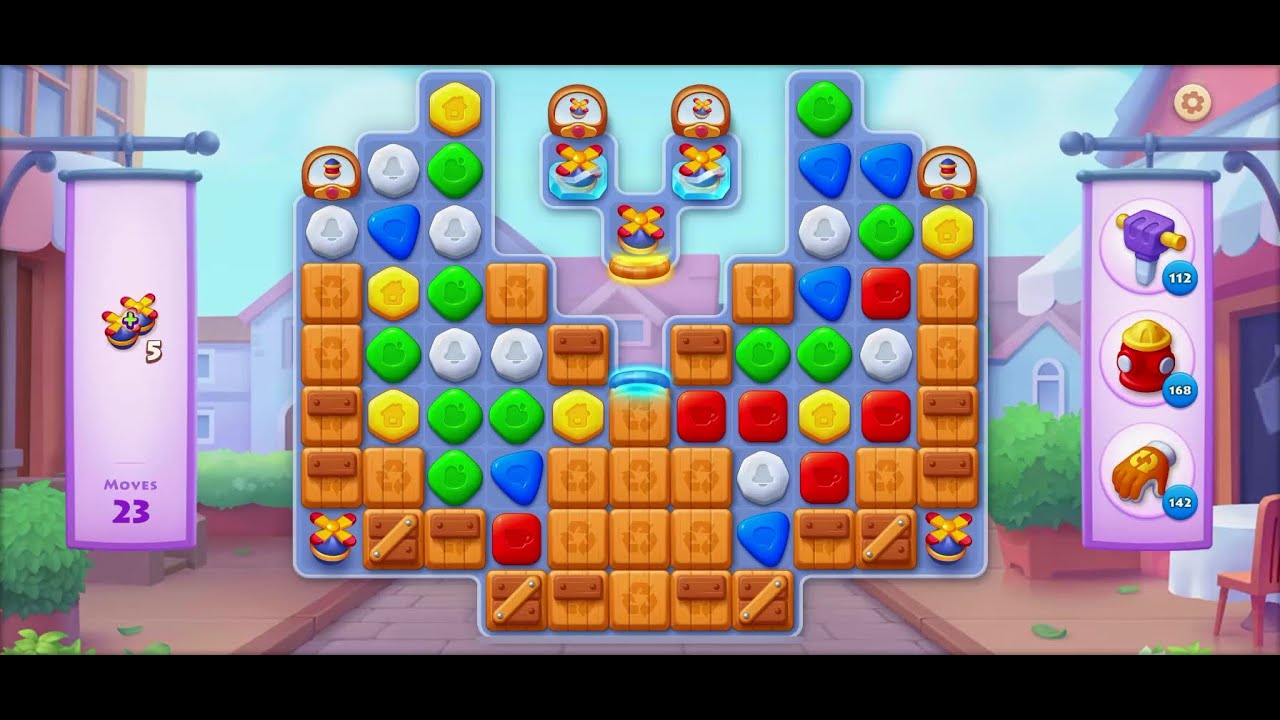 TOWNSHIP Colorful Puzzle Match -3 game level # 2075 - YouTube
