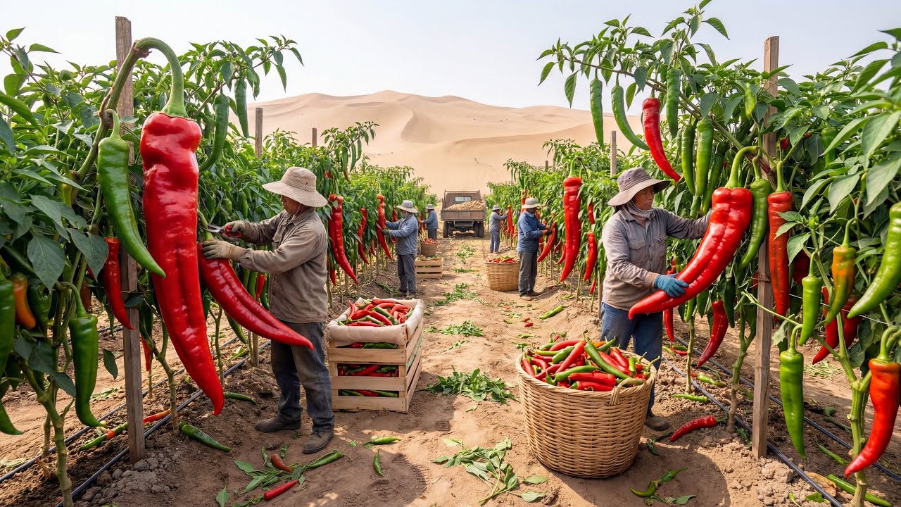 What Would Happen If They Grew Chili Peppers In The Desert?  - The Results Would Surprise You