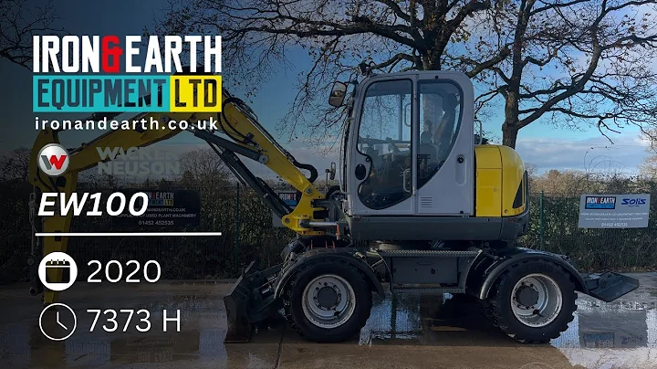 2020 Wacker Neuson EW100 10 Tonne Wheeled Excavator
