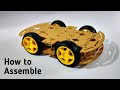 How to Assemble a 4wd Robot Smart Car Chassis Kits, &quot;diy Robot chassis&quot; TAPAS LAB |