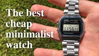 Casio A158W is the best minimalist watch, here’s why | Minimal EDC #shorts