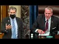 Sherrod Brown Calls Out Maskless Republican on Senate Floor