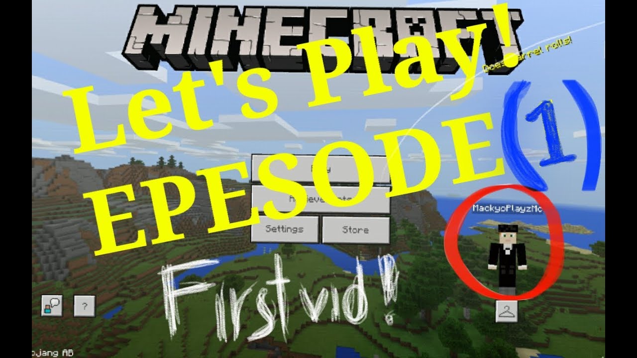 Minecraft PE Survival Let's Play Ep. 1 - The Beginning - YouTube