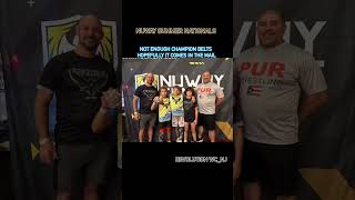 Nuway summer nationals wrestling. Aaron won first place but they didn’t have championships belts
