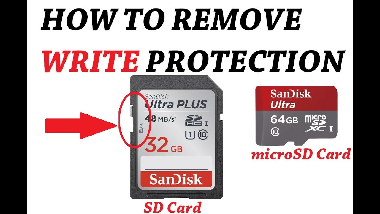 How to remove Write Protection for microSD , SD memory cards 11(updated)