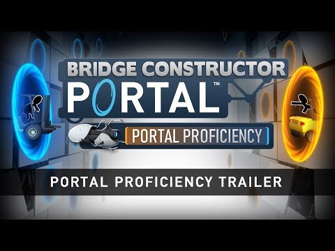 Bridge Constructor Portal - Portal Proficiency Gameplay Trailer | Official Puzzle DLC Game 2019 | HD