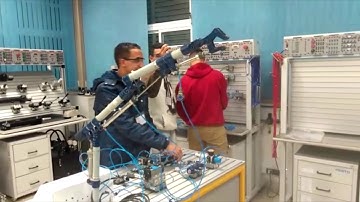 Braço Robótico Da Pneumática Industrial