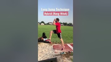Long Jump Technique || Hybrid (Hang - Hitch Kick) #trackandfield #longjump