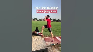 Long Jump Technique || Hybrid (Hang - Hitch Kick) #trackandfield #longjump