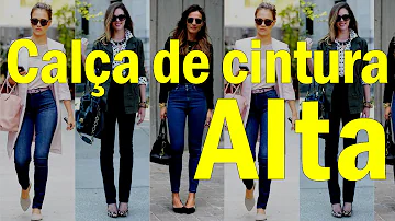 Que tipo de blusa usar com calça de cós alto?