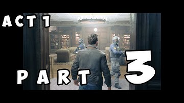 Quantum Break ACT 1 PART 3 Library Chase Walkthrough