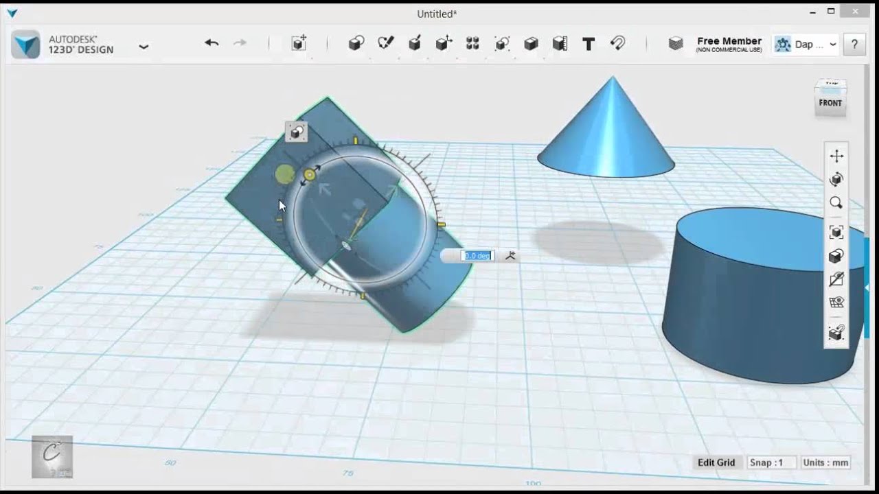 use connectors in autodesk 123d design