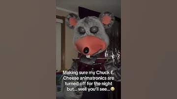 Chuck E. Cheese Animatronic Moved After Hours… (Caught on Camera!) #Shorts #ChuckECheese #Creepy