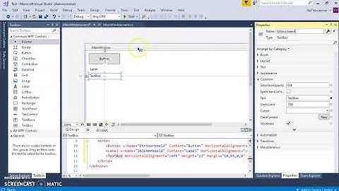 Controls toevoegen en benoemen. Click event toevoegen.