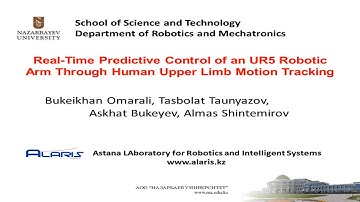 Demo: Real-time predictive control of an ur5 robotic arm through human upper limb motion tracking