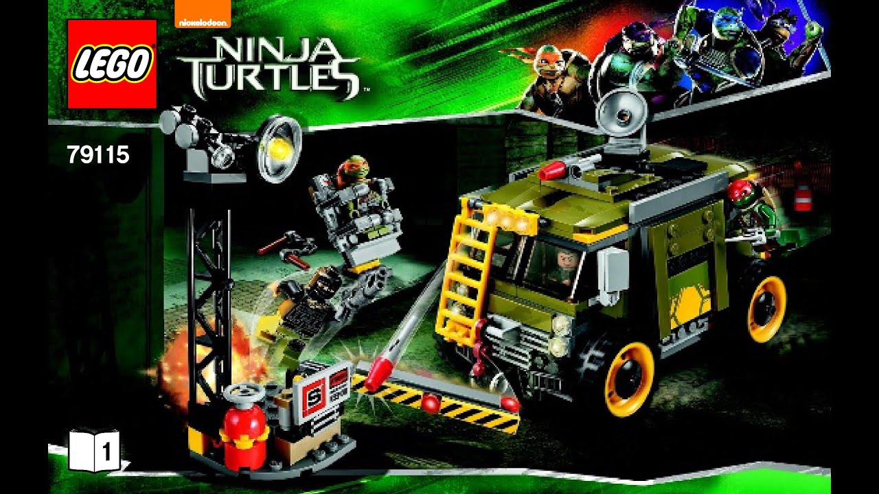 79115 LEGO Turtle Van Takedown Turtle 