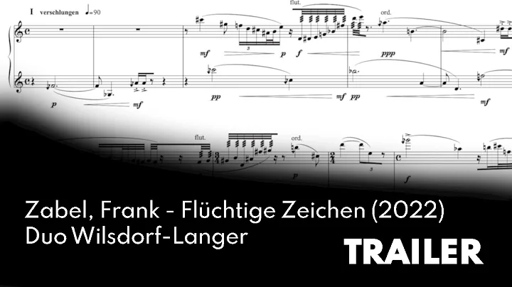 Zabel, Frank - Flchtige Zeichen (Trailer) || Duo W...