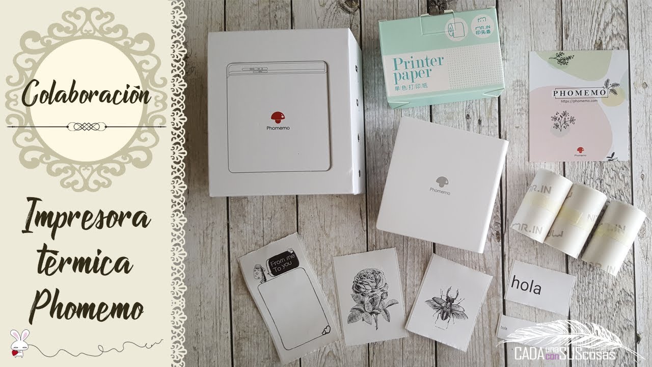 MINI IMPRESORA SIN TINTA! Phomemo, UNBOXING [CO] - YouTube