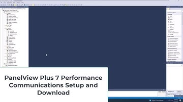 PanelView Plus 7 Performance Communications Setup and Download