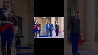 PHOTO STORY: President Bola Tinubu, with his French counterpart President Emmanuel Macron