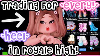 Trading For EVERY Heel In Royale High! *Cookie C Loafers, Opposite attact boots, etc!* | Royale High