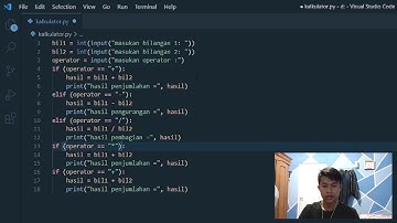 Kalkulator sederhana python