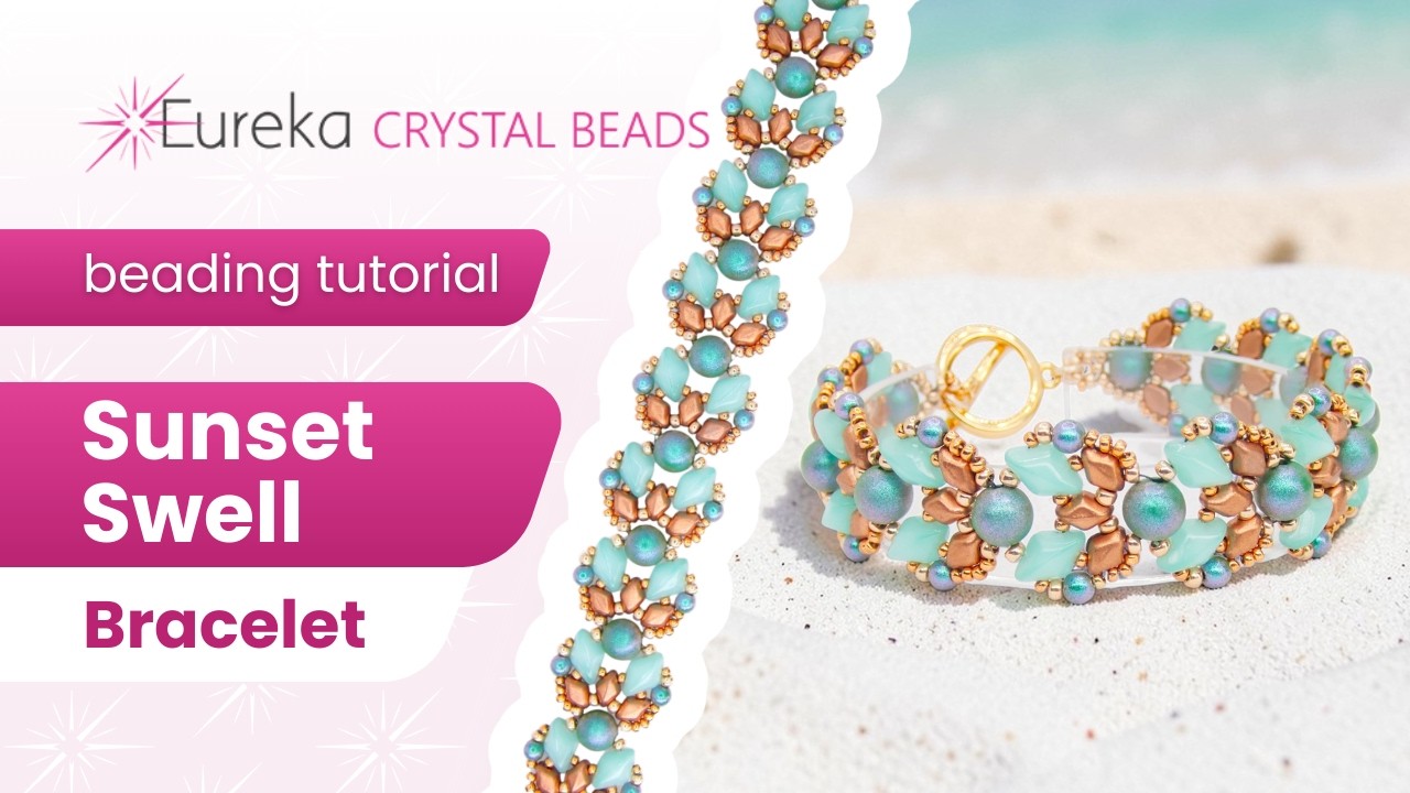 Easy DIY Project for Your Beach Look ☀️ Summer Captured in Beads 🏝️ Sunset Swell Bracelet Tutorial