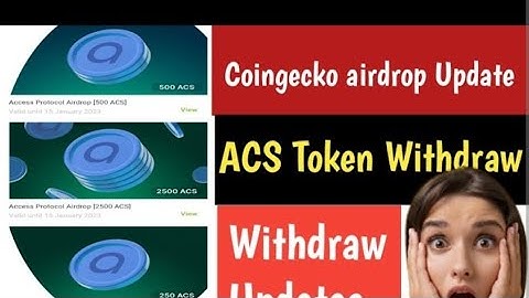 How to withdraw your Access protocol ($ACS) Airdrop into your local bank account in just 8mins