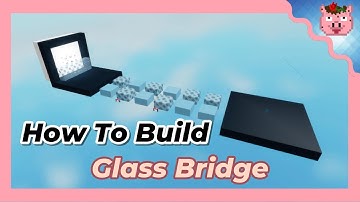 How To Build Glass Bridge From Squid Game [Roblox - Piggy Build Mode]