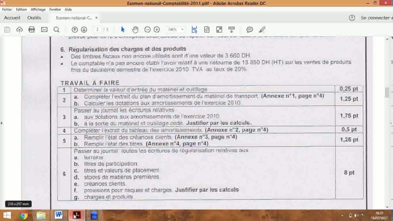 Régularisation Des Charges Et Produits Exercices Corrigés Pdf