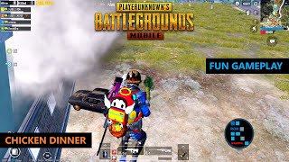 PUBG MOBILE | AMAZING SQUAD FUN GAMEPLAY CHICKEN DINNER