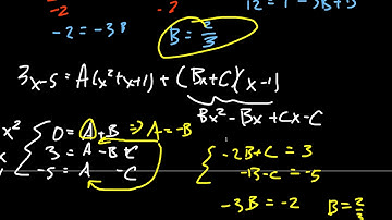 Partial Fraction Decomposition - Irreducible Quadratic Factor