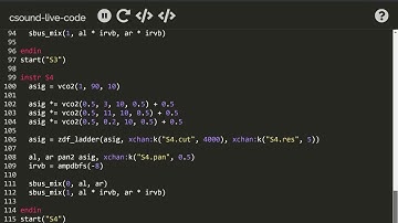 Csound Live Code Session 2019-03-05