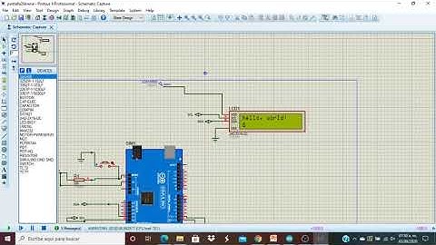 Tutorial: Configurar pantalla(scren lcd) JHD-2X16-I2C(controlador AiP31068L) en proteus y arduino.