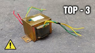 3 Simple Inventions with Transformer