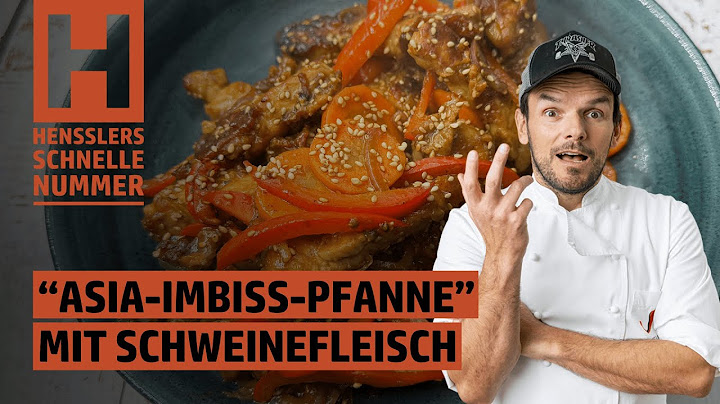 Quick "Asian Snack Pan" with Pork Recipe by Steffen Henssler