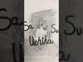 drawing of Sasuke Uchiha from memory and from reference