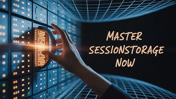 JavaScript SessionStorage HACKS You Need to Know NOW