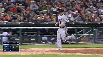 MIN@DET: Escobar plates Fuld on a bases-loaded walk
