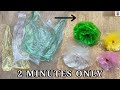 Plastic bags flower | how to make flower | DIY | best out of waste | flower marking | carry bags