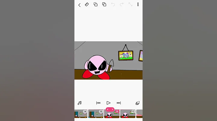 Kirby plays hide and seek! #shorts #drawing