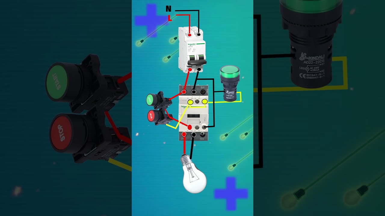 Latching Holding Circuit Working Basic Contactor Wiring Explain A2zmshub Automation