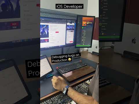 iOS Developer at Work | Swift SwiftUI #apple #iosapp #iosappdeveloper #ergoyoudesk