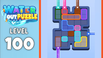 Water Out Puzzle level 100 solution